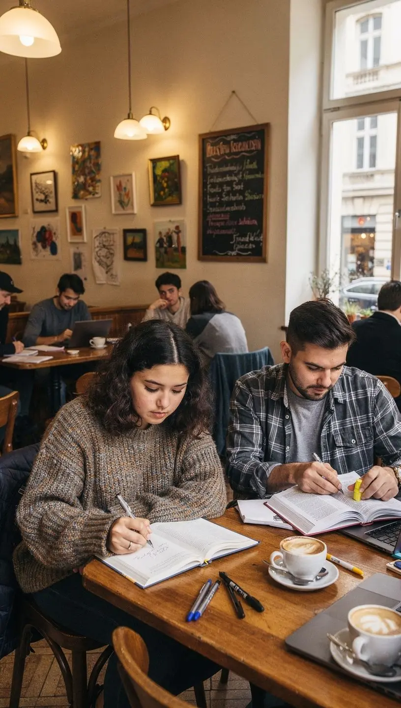 Ein Laptop, auf dem eine Webseite mit verschiedenen akademischen Lehrbüchern geöffnet ist.